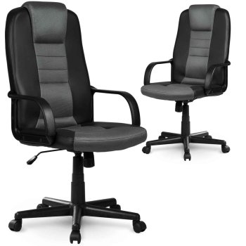 Sofotel 518B Office Chair with Micro-mesh Backrest, Black/Gray