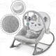 Nukido 705100 Baby Bouncer with Vibration, Grey