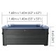 Надувной СПА-бассейн Mspa Sapphire F-SA063W, 6 мест