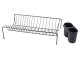 Metal Dish Drainer Rack, Black