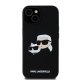 Apple iPhone 15 6.1\'\' Karl Lagerfeld Silicone Karl & Choupette MagSafe Cover Case, Black