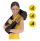 Беспроводной массажер для шеи и плеч 4Fizjo SHIATSU ULTRA+, золотой