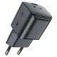 Acefast A73 Mini PD 20W GaN USB-C tīkla lādētājs, melns