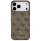 Guess 4G Small Classic Logo MagSafe Magsafe maciņš iPhone 17 Pro Max – brūns | Phone Case Cover
