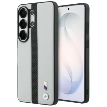 BMW M Perforated Stripe Logo MagSafe vāciņš Samsung Galaxy S26 Ultra, pelēks
