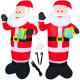 Inflatable Santa Claus with LED Lights 120cm