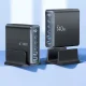 Tech-Protect DC140W-GAN 5-portu GaN lādētājs PD140W / QC3.0 melns