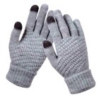 Warm Winter Gloves for Cold Weather, Grey