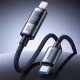 Кабель Joyroom S-A16 Pro USB-C - Lightning 30W с дисплеем 1.2м, черный