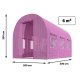 Garden Greenhouse Tunnel 2x3m (6m2) Plonos, Pink
