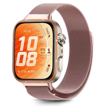 Tech-Protect MilaneseBand Strap for Huawei Watch Fit 3 Pink