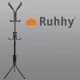 Statīvs Pakaramais 170Cm - Melns Ruhhy 23815 | Standing Hanger Black