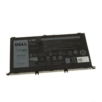 Оригинальный аккумулятор для ноутбука Dell 357F9 74Wh 11.1V, черный