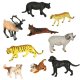 Kids Animal Figure Toy Set, 31 pcs.