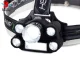 Аккумуляторный налобный фонарь Bailong T63 5x LED COB CREE XM-L T6 с зумом