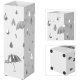 Leobert Modern Umbrella Stand, White