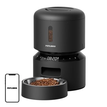 Petlibro Granary 3L Pet Food Dispenser, Black