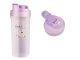 Kids Lunch Box and Water Bottle Set, Leak-Proof Bento Container with Utensils, purple