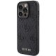 Guess Leather 4G Stamped case for iPhone 15 Pro - black