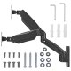 Maclean MC-988 Dual Monitor Wall Mount, 17-32\", 2x 9kg, Black