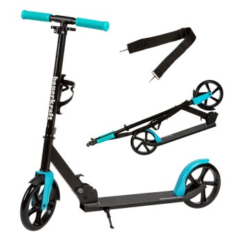 Foldable Kick Scooter for Kids with 200mm Wheels & Bottle Holder, Adjustable 91-101 cm