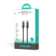 Joyroom S-A62 Lively Series USB-C uz USB-C kabelis 60W 1.2m, melns