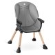 Nukido Tilo bērnu barošanas krēsliņš, pelēks/melns