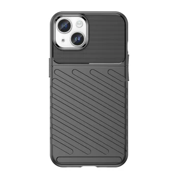 Ударопрочный чехол для iPhone 15 Plus Thunder Case, черный