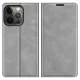 Apple iPhone 13 Pro 6.1\'\' Wallet Leather Protective Case Cover, Gray | Telefona Vāciņš Maciņš Apvalks Grāmatiņa