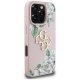 Чехол Guess для iPhone 16 Pro Max Grained Roses Big 4G Logo, розовый
