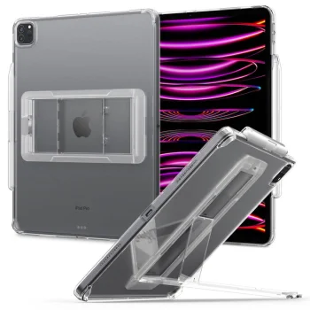 Apple iPad Pro 12.9 (2020 2021 2022) Spigen Airskin Hybrid "S" TPU Case Cover, Crystal Clear