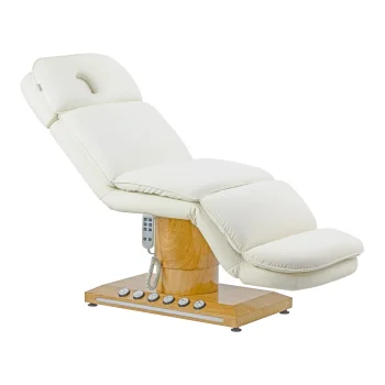 Sillon Cloud elektriskais kosmētiskais krēsls ar 3 motoriem, krēmkrāsas