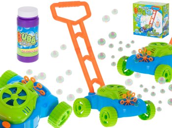 Kids Lawn Mower with Soap Bubble Machine and Liquid, KX5939