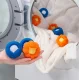 Veļas bumba mājdzīvnieku spalvu un pūku noņemšanai AG895A, oranža