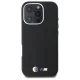 BMW iPhone 16 Pro Max чехол M Smooth Full Wrapped Metal MagSafe, черный