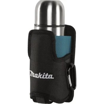 Makita E-15562 Thermos Flask with Belt Pouch, 330ml, Silver