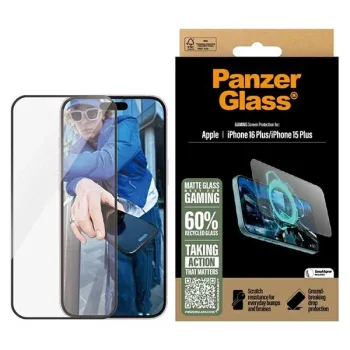 PanzerGlass Gaming Screen Protector iPhone 16 Plus 6,7" Ultra-Wide Fit 2859 | 6.7"