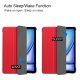 Apple iPad Air 13\'\' (2024) (A2903 A2898) PU Leather Protective Tri-fold Book Case Cover, Red | Planšetes Vāciņš...