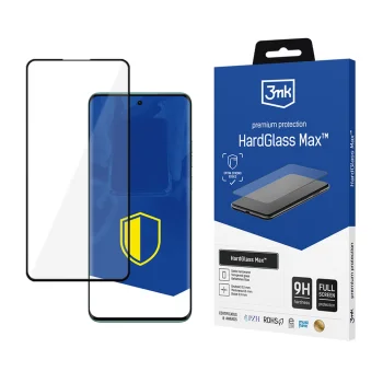 3mk HardGlass Max melns aizsargstikls Motorola Edge 40 Neo