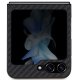 BMW Samsung Galaxy Z Flip 5 vāciņš Leather Carbon, melns