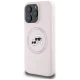 Karl Lagerfeld силиконовый чехол Double Heads and Circle MagSafe для iPhone 16 Pro Max,...