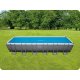 Intex 28017 Solar Pool Cover for Frame Pools 732x366 cm