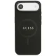 Guess Saffiano Classic Logo MagSafe vāciņš iPhone Air Black
