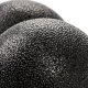 Meteor Cietās Gumijas Masāžas Dubultā Bumba 12 cm, Melna | Hard Rubber Massage Double Fascia Ball 12 cm