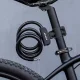 Rockbros RKS515-BK Keyed Bicycle Lock, 1.1 m, Black
