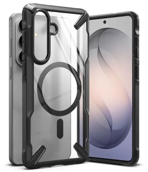 Ringke Fusion X Magnetic MagSafe vāciņš Samsung Galaxy S26+, Clear Black