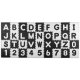 Liels putuplasta paklājs _ Puzle _ Melnbalti burti _ 36 gab. Ricokids l Large Foam Mat _ Puzzle _ BlackWhite Letters _...