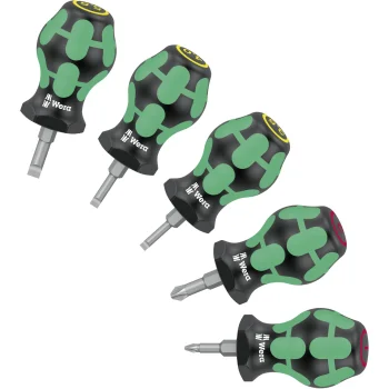 Screwdriver Set Wera Stubby Set 1, 5 Pieces