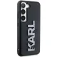 Karl Lagerfeld Samsung Galaxy S24 vāciņš 3D Rubber Glitter Logo, melns