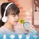 Беспроводной караоке-микрофон с динамиком и Bluetooth, Белый/Золотой